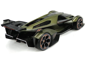 Lamborghini V12 Vision Gran Turismo 1:18 Scale - Maisto Diecast Model Car (Green)