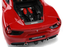 Load image into Gallery viewer, Ferrari 488 GTB &quot;The Schumacher 70th Anniversary&quot; 1:18 Scale - Bburago Diecast Model (Red/White)