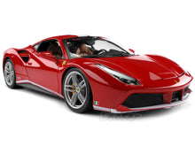 Load image into Gallery viewer, Ferrari 488 GTB &quot;The Schumacher 70th Anniversary&quot; 1:18 Scale - Bburago Diecast Model (Red/White)