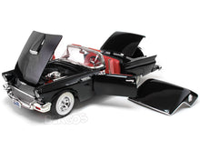 Load image into Gallery viewer, 1957 Ford Thunderbird 1:18 Scale - Yatming Diecast Model Car (Black)