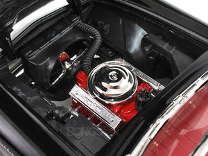 1957 Ford Thunderbird 1:18 Scale - Yatming Diecast Model Car (Black)