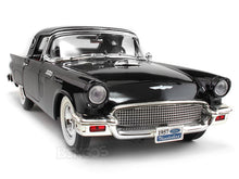 Load image into Gallery viewer, 1957 Ford Thunderbird 1:18 Scale - Yatming Diecast Model Car (Black)