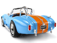Load image into Gallery viewer, 1965 Shelby Cobra 427 S/C 1:18 Scale - Shelby Collectables Diecast Model Car (Blue/Org)