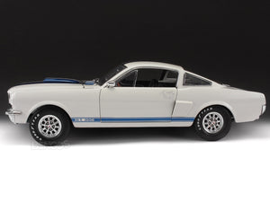 1966 Shelby GT350 (Mustang) 1:18 Scale - Shelby Collectables Diecast Model Car (White)