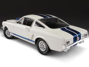 1966 Shelby GT350 (Mustang) 1:18 Scale - Shelby Collectables Diecast Model Car (White)