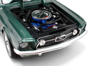 1967 Ford Mustang GTA Fastback 1:18 Scale - Maisto Diecast Model Car (Green)