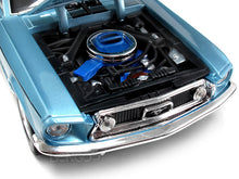 Load image into Gallery viewer, 1968 Ford Mustang GT 428 &quot;Cobra Jet&quot;1:18 Scale - Maisto Diecast Model Car (Blue)