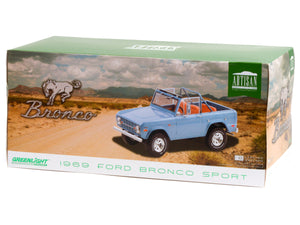 1969 Ford Bronco Sport 1:18 Scale - Greenlight Diecast Model Car