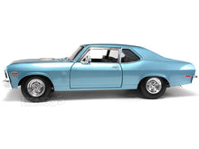 Load image into Gallery viewer, 1970 Chevy Nova SS 396 1:18 Scale - Maisto Diecast Model Car (Blue)