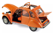 Load image into Gallery viewer, 1976 Citroen 2CV 6 1:18 Scale - Norev Diecast Model Car (Orange)