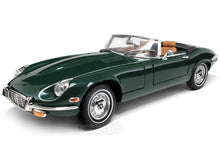Load image into Gallery viewer, 1971 Jaguar E-Type Roadster 1:18 Scale - Yatming Diecast Model Car (Green)
