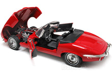 Load image into Gallery viewer, 1971 Jaguar E-Type Roadster 1:18 Scale - Yatming Diecast Model Car (Red)