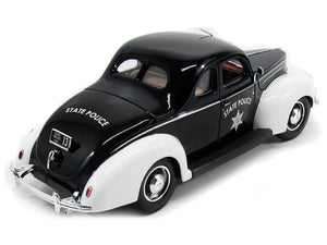 1939 Ford Deluxe "State Police" Coupe 1:18 Scale - Maisto Diecast Model Car