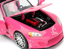 Load image into Gallery viewer, &quot;Fast &amp; Furious&quot; Suki&#39;s Honda S2000 1:24 Scale - Jada Diecast Model Car (Pink)