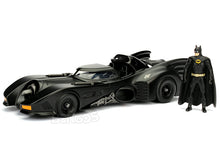 Load image into Gallery viewer, Batmobile - 1989 Movie Version w/ Batman Figure 1:24 Scale - Jada Diecast Model