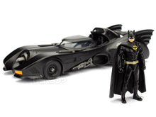 Load image into Gallery viewer, Batmobile - 1989 Movie Version w/ Batman Figure 1:24 Scale - Jada Diecast Model