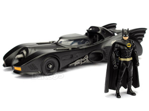 Batmobile - 1989 Movie Version w/ Batman Figure 1:24 Scale - Jada Diecast Model