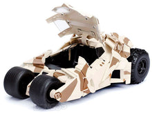 Load image into Gallery viewer, Batmobile - The Dark Knight Tumbler w/ Batman Figure 1:24 Scale - Jada Diecast Model (Camo Version)
