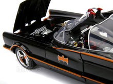 Load image into Gallery viewer, &quot;1966 BATMAN TV Version&quot; - Batmobile w/ Batman &amp; Robin Figures &amp; Working Lights 1:18 Scale - Jada Diecast Model Car