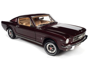 1965 Ford Mustang GT 2+2 1:18 Scale - AutoWorld Diecast Model Car