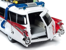 Load image into Gallery viewer, &quot;Ghostbusters - ECTO-1&quot; 1959 Cadillac Ambulance 1:18 Scale - Autoworld Diecast Model Car