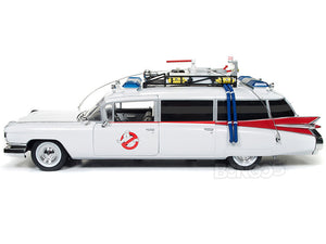 "Ghostbusters - ECTO-1" 1959 Cadillac Ambulance 1:18 Scale - Autoworld Diecast Model Car