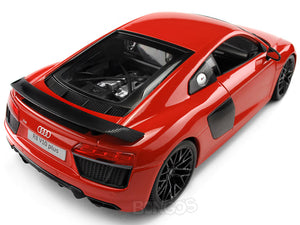 Audi R8 V10 Plus 1:18 Scale - Maisto Diecast Model Car (Orange)