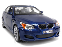 Load image into Gallery viewer, BMW M5 1:18 Scale - Maisto Diecast Model Car (Blue)