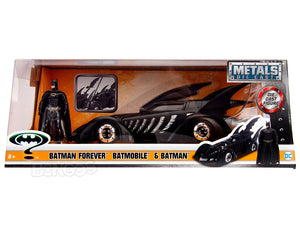 Batmobile - Batman Forever w/ Batman Figure 1:24 Scale - Jada Diecast Model