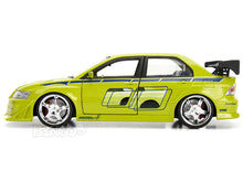 Load image into Gallery viewer, &quot;Fast &amp; Furious&quot; Brian&#39;s Mitsubishi Lancer 1:24 Scale - Jada Diecast Model Car (Green)