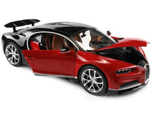 Load image into Gallery viewer, Bugatti Chiron 1:18 Scale - Bburago Diecast Model Car (Red)