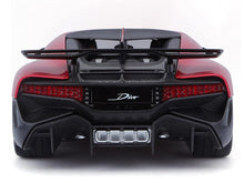 Load image into Gallery viewer, Bugatti Chiron Divo 1:18 Scale - Bburago Diecast Model Car (Red)