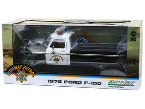 1975 Ford F-100 "California Highway Patrol" Pickup 1:18 Scale - Greenlight Diecast Model Car