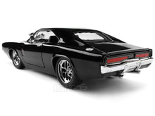 Load image into Gallery viewer, &quot;Fast &amp; Furious&quot; Dom&#39;s 1970 Dodge Charger R/T w/ Figure 1:24 Scale - Jada Diecast Model (Gloss Black)