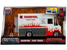 Load image into Gallery viewer, &quot;Deadpool&quot; Taco Truck w/ Deadpool Figure 1:24 Scale - Jada Diecast Model