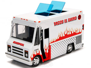 "Deadpool" Taco Truck w/ Deadpool Figure 1:24 Scale - Jada Diecast Model