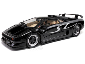 Lamborghini Diablo SV Super-Veloce 1:18 Scale - Maisto Diecast Model Car (Black)