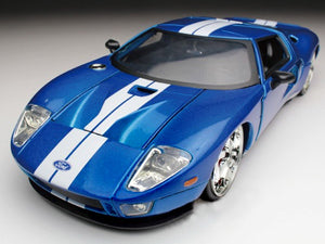 "Fast & Furious" Ford GT 1:24 Scale - Jada Diecast Model Car (Blue)