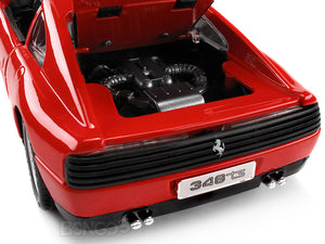 Ferrari 348TS 1:18 Scale - Bburago Diecast Model Car (Red)