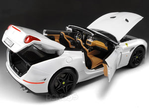Ferrari California T "Signature Series" 1:18 Scale - Bburago Diecast Model Car (White)