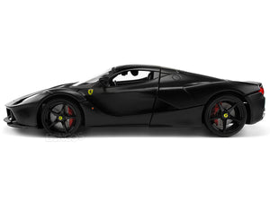 Ferrari LaFerrari "Signature Series" 1:18 Scale - Bburago Diecast Model Car (Matt Black)