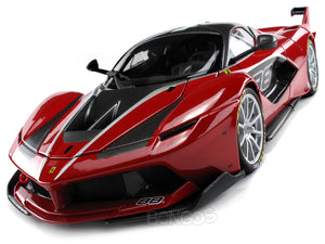 Ferrari FXX-K #88 "Signature Series" 1:18 Scale - Bburago Diecast Model Car (Red)