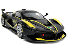 Load image into Gallery viewer, Ferrari FXX-K #44 &quot;Signature Series&quot; 1:18 Scale - Bburago Diecast Model Car (Black)