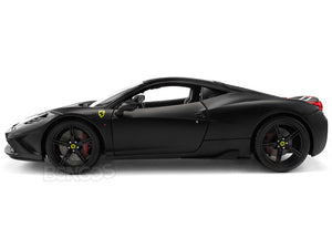 Ferrari Speciale "Signature Series" 1:18 Scale - Bburago Diecast Model Car (Matt Black)