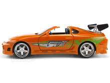 Load image into Gallery viewer, &quot;Fast &amp; Furious&quot; Brian&#39;s Toyota Supra 1:24 Scale - Jada Diecast Model Car (Orange)
