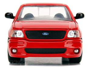 "Fast & Furious" Brian's Ford F-150 SVT Lightning 1:24 Scale - Jada Diecast Model Car (Red)