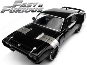 "Fast & Furious" Dom's Plymouth GTX 1:24 Scale - Jada Diecast Model Car (Black)