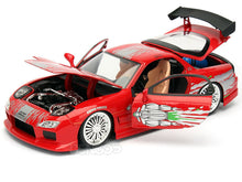 Load image into Gallery viewer, &quot;Fast &amp; Furious&quot; Dom&#39;s Mazda RX-7 1:24 Scale - Jada Diecast Model Car (Red)