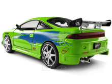 Load image into Gallery viewer, &quot;Fast &amp; Furious&quot; Brian&#39;s Mitsubishi Eclipse 1:24 Scale - Jada Diecast Model Car (Green)