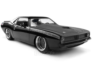 "Fast & Furious" Letty's 1970 Plymouth Barracuda 1:24 Scale - Jada Diecast Model Car (Black)
